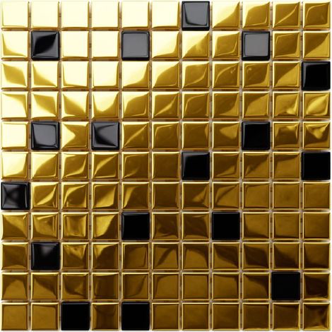 Ilcom mosaico in vetro su rete per bagno e cucina 30cm x 30cm - Cleopatra (1/5)