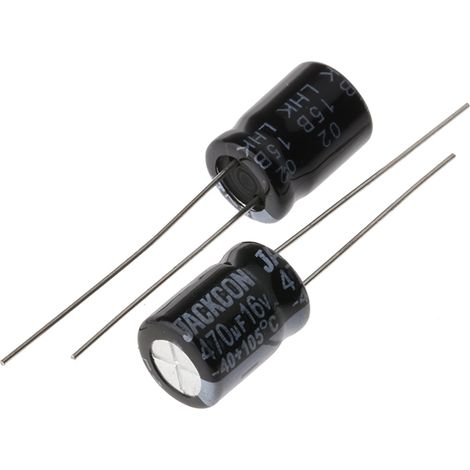 Condensateur RS PRO 470µF, 16V c.c.