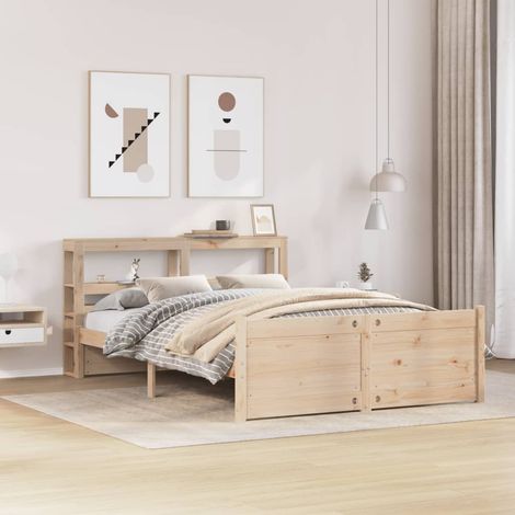 Bed Frame with Headboard without Mattress 120x200 cm vidaXL (1/5)