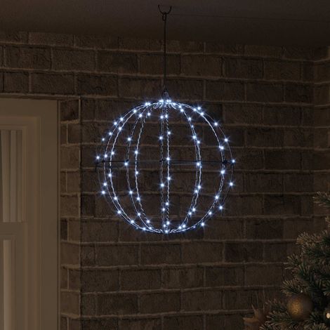 Boule Blanc froid 40 x 40 x 42 cm métal 120 LED (1/5)