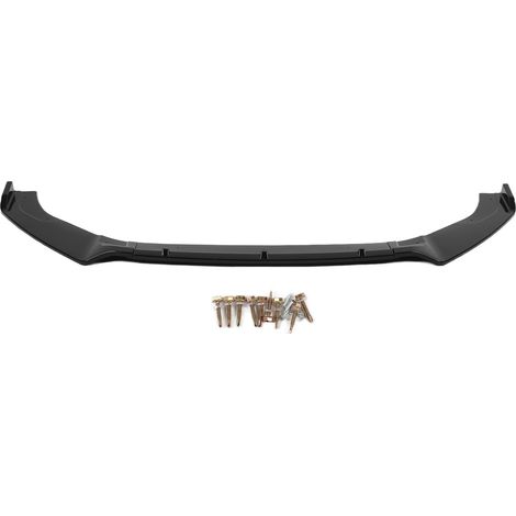 3 Abschnitte Frontstoßstangen-Splitter-Lippenspoiler-Ersatz für MK7 MK7.5 GTD R 2013-2020, glänzendes Schwarz (1/5)