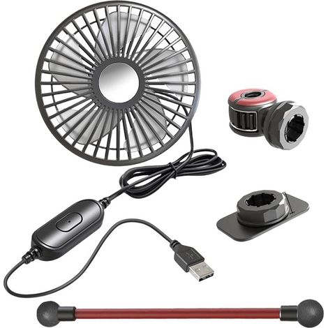 Ventilateur de Voiture 3 Vitesses réglables pour Véhicule sans (1/5)