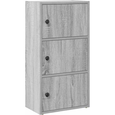 Maison Exclusive - Bücherregal Grau Sonoma 40x24x77 cm Holzwerkst