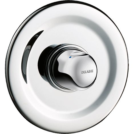 Delabie DU-Selbstschl.MBatt. TEMPOMIX G1/2B D14 UP 30Sek, Ros.D195mm (1/2)