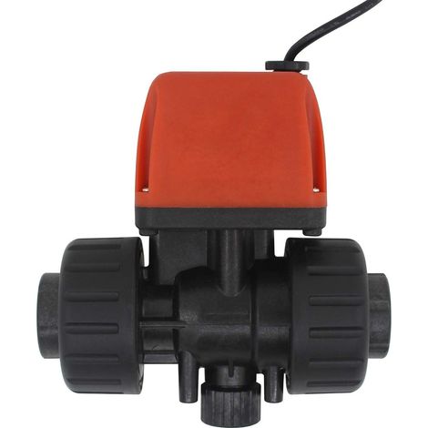 Multi-fonction Vanne pvc motorisée pour tuyau en pvc y fil vanne à bille en pvc electrovanne pvc 1/2 3/4 1 pouce DC 6v 12v 24v (DC 24v, 1/2 pouce DN15) (1/5)