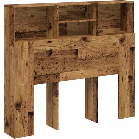 Maison Exclusive - Cabecero armario madera ingeniería envejecida