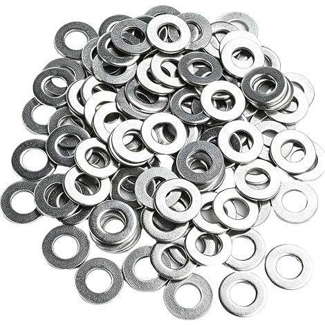 100 PièCes M8 Rondelles Metal Acier Inoxydable DiamèTre IntéRieur 8,4 Mm Rondelle Inox Pour La Construction MéCanique, Le BâTiment, Le Travail Du Bois Et L'Artisanat (1/5)