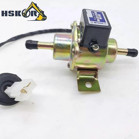 Nouvelle pompe à carburant universelle EP-500-0 24 V pour voitures, bateaux, essence, diesel et électrique, couleur argentée, avec tuyau de 1/4", pression de 3 à 5 PSI. Référence : 8188-13-350. (1/4)