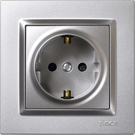 SIMON simon enchufe schuco aluminio serie 10 f1090443026 , simon enchufe schuco aluminio serie 10 f1090443026 (1/3)