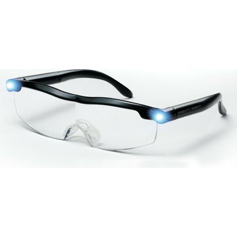 Lunettes de lecture - Loupe puissante avec lumière LED, grossissement 160 %, pour la lecture, tous travaux de précision, réparations, couture, horlog (1/5)