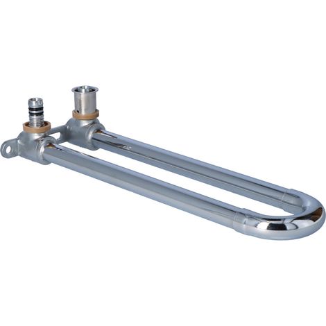 Messingbogen kombiniert mit Cu O15 Rohr ultraPRESS - 16 L = 200 mm (1/5)