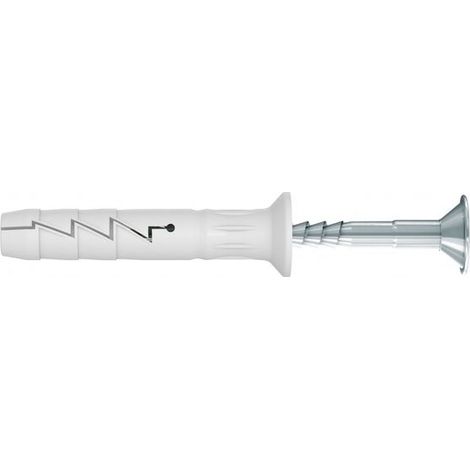 Koelner FX-06L060 6 x 60 mm Schnellmontage-Einschlagstopfen mit Trichter - 100 Stück.