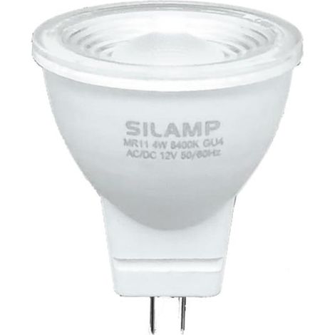 Ampoule LED GU4 / MR11 4W 12V - Blanc Neutre 4000K - 5500K - SILAMP