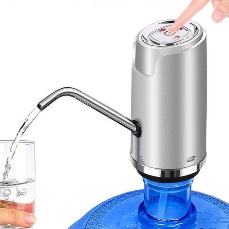 Pompe à eau automatique universelle pour bouteille de 5 gallons, distributeur d'eau portable rechargeable par USB (1/4)