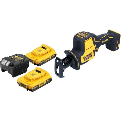 DeWalt DCS 369 D2 Akku Säbelsäge Reciprosäge 18 V Brushless + 2x Akku 2,0 Ah + Ladegerät (1/5)