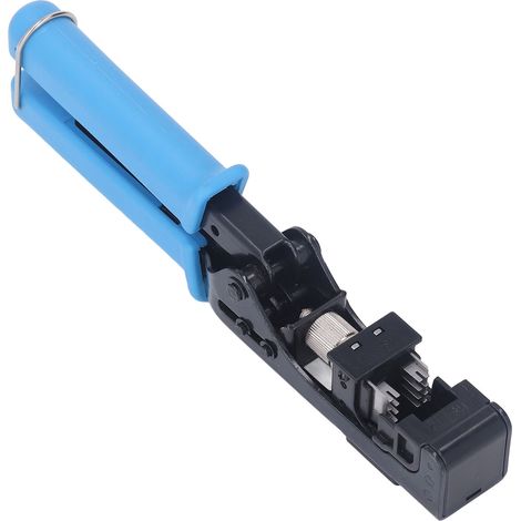 Pince à sertir modulaire pour câbles de données, outil de terminaison à bout plat en acier allié pour Cat5 et Cat6 (1/5)
