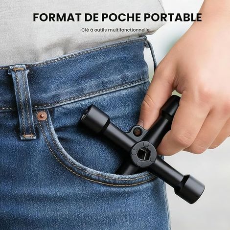 PTT-KEY - E10 key for lockbox and building entrance - Universal key - Mailbox barrel - Pass E10 - Universal pass - key (1/4)