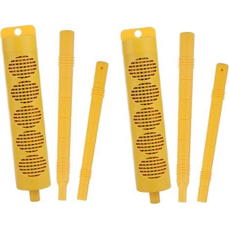 Ensemble de filtration d'eau, filtre pour piscine, filtre pour bassin à poissons, filtre à tige pour spa, cartouche filtrante pour spa, matériau plastique, jaune. (1/5)