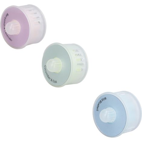 3 Capsules de Parfum pour Robot Aspirateur, Notes de Lavande, Bergamote, Concombre et Chêne, Compatible T9 AIVI (1/5)