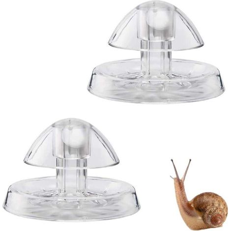 2 Pièces Piège à Escargots, Réservoir Poissons d'Aquarium Piège, Piège à Escargots en Plastique, Amusement Plastique Aquarium Piège à Escargots pour Attraper Escargots dans Aquariums,6cm (1/5)
