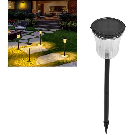Wasserdichte LED-Solar-Gartenleuchte, Landschaftsbeleuchtung, dekorative Solar-Wegeleuchte für Terrasse, Hof, Villa oder Garten. (1/5)