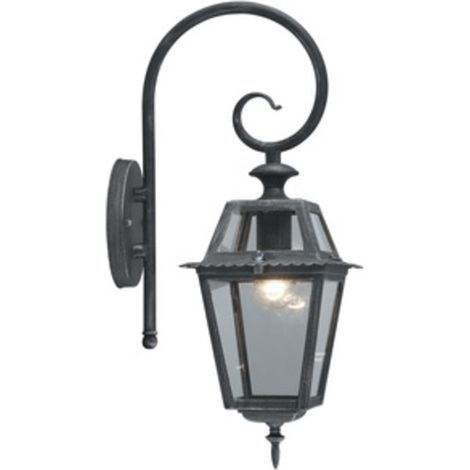 LANTERNA MILANO 60W C/BRACCIO GRIGIO GHISA- I GIARDINI DEL RE- 1,0 pz