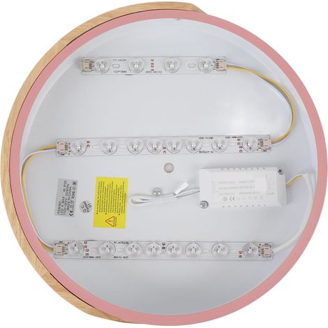 Plafonnier LED rond moderne à intensité variable avec télécommande pour chambre, salon ou couloir (1/5)