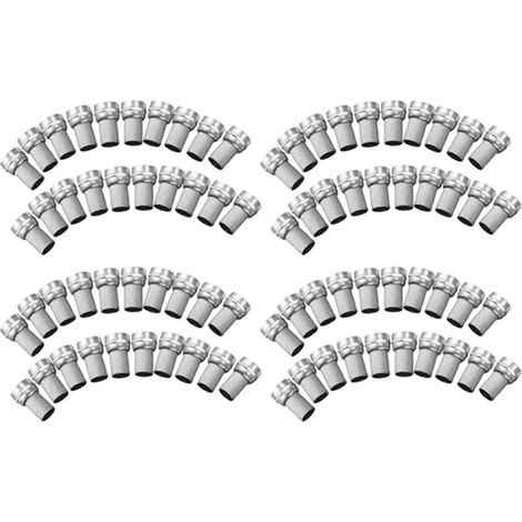 80 connecteurs RF mâles à visser de type F pour câble coaxial RG6 pour vidéosurveillance (1/5)