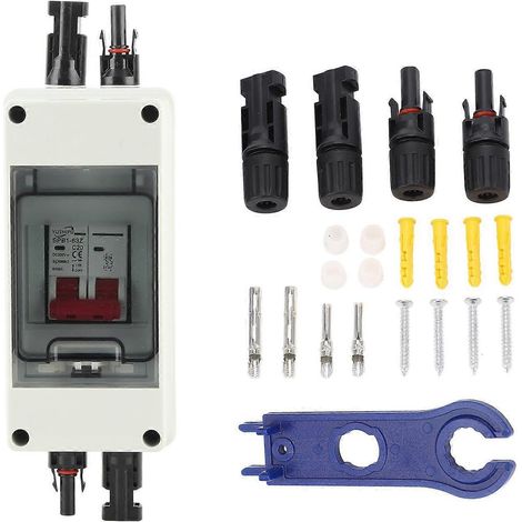 Solar-Trennschalter, Mini-Leistungsschalter mit IP65 wasserdichtem Verteilerkasten, PV-Trennschalter D