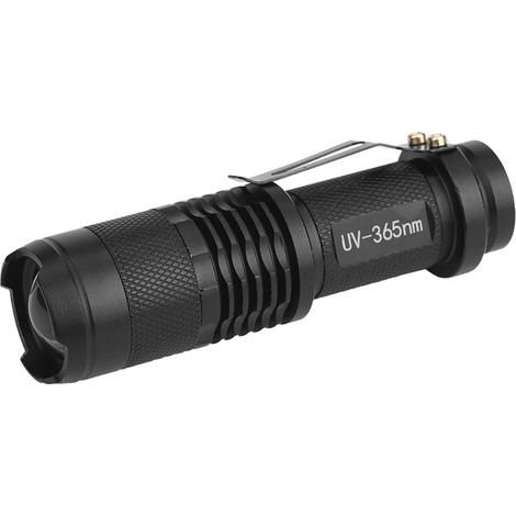 Lampe torche LED UV Ultra à lumière noire pour inspection, 365 nm (1/5)