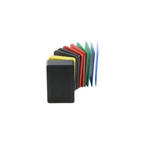 80Pièces Window Cales de Vitrage 40 x 60mm D'espacement en Plastique pour Cale de Porte Premium Cales pour vitrage Cales Parquet Meubles Vitrage Set :2, 2.8, 3.5, 5, 10, 20 mm