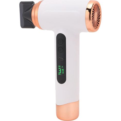 Sèche-Cheveux Professionnel 200 W Sèche-Cheveux sans Fil avec Vent Frais Sèche-Cheveux de Voyage Rechargeable par USB, Faible Bruit pour des Cheveux Lisses et élégants pour Femme