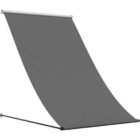 Retractable Awning Anthracite 150x150 cm Fabric and Steel vidaXL