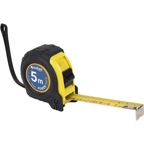 Flexómetro Protec. Goma 19mm x 5mts
