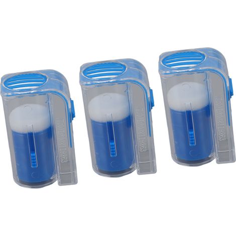 Lot de 3 marqueurs de reines pour abeilles, en plastique, utilisables d'une seule main. Flacon marqueur bleu. (1/5)