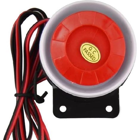 Alarme sonore Haute décibels 220 V Tweeter Alarme antivol Sirène piézoélectrique étanche (1/5)