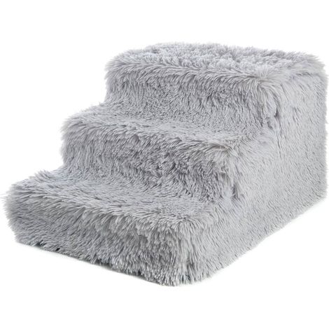 Scaletta morbida in gommapiuma e memory foam sfoderabile modello Nuvoletta per cani e gatti