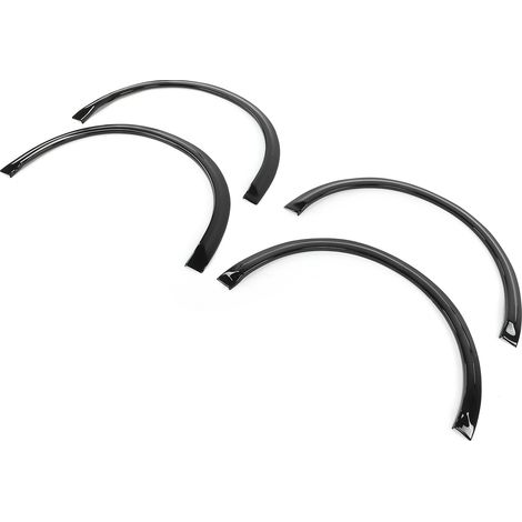 4 Élargisseurs d'ailes Gloss Noir Style Maxton, Kit Carrosserie Large Compatible VW Golf R MK7/MK7.5 2013-2020 (1/5)