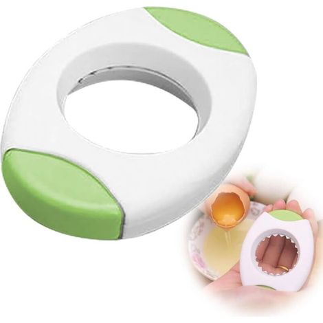 Ouvre-coquille d'œuf, coupe-œufs de cuisine, séparateur de craquelins d'œufs crus, gadget casse-coquilles d'œufs, outil de séparation d'œufs, éplucheur de coquilles d'œufs, perforateur de trous d'œufs (1/5)