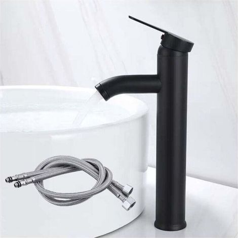 Robinet Mélangeur Salle De Bain Noir Mitigeur Eau Chaude Froide Tête Dragon Surface Anti Froid