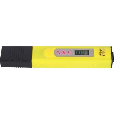 Testeur d'eau numérique LCD TDS 0-9990 ppm pour eau potable, hydroponie et aquarium (1/5)