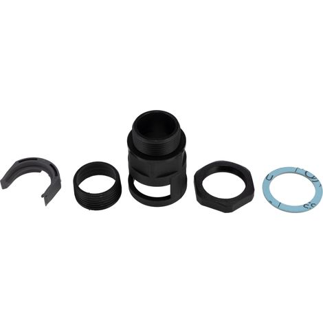 Raccord de gaine PMA PG21, taille 23mm en PA 6, IP68 ( Prix pour Paquet de 4 )