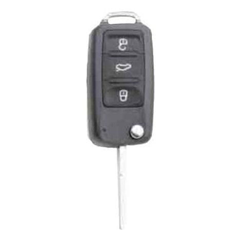 GUSCIO PER CHIAVE AUTO SEAT/SKODA/VOLKSWAGEN 'HU66BRS8' 3 Bottoni