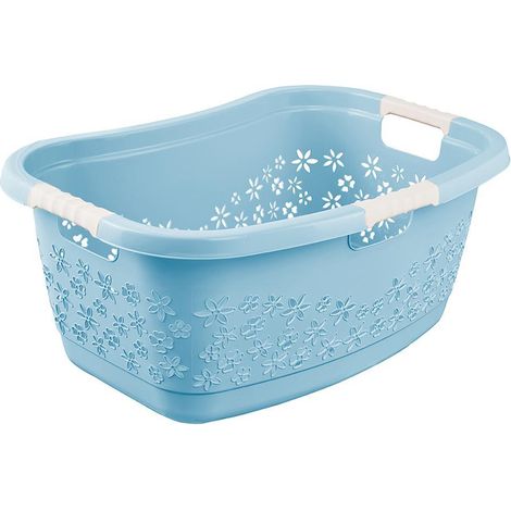 Cesto de ropa keeeper Gamme Lasse capacidad 50 litros plástico duradero (1/5)