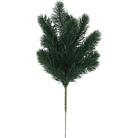 Branche d'arbre artificielle en plastique, choix de verdure pour guirlande de nol, décoration de jardin de maison, 29x13cm (1/5)