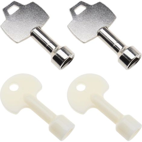 4pcs Triangle Key for Metal Bin, Plastic Key, Accessories for 70L Peel Bin, Side Length 7-9mm (1/5)