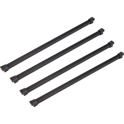 Kit 4 Varillas Pantalonero Antracita  - Juego de varillas adicionales para pantalonero ANTRACITA