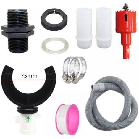 Collecteur d'eau de pluie pour descente pluviale, kit de dérivation pour réservoir, raccord pour tuyau d'arrosage (75 mm) pour agriculture, pelouse, jardin et irrigation Récupérateur d'eau de pluie en (1/5)