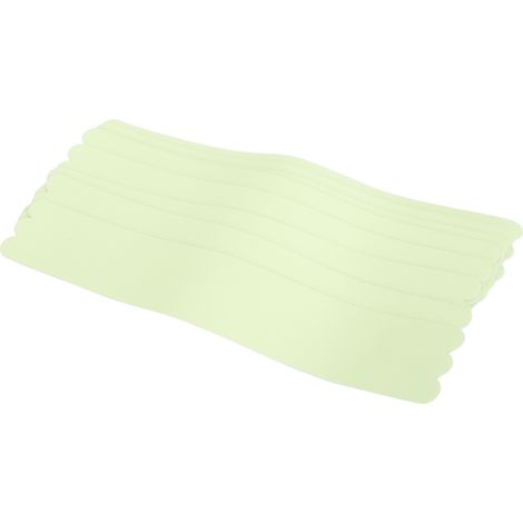 24 bandes antidérapantes vertes fluorescentes de 2 x 38 cm pour escaliers extérieurs (1/5)