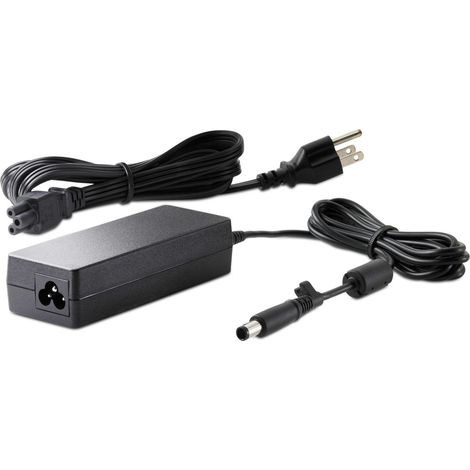 HP HP 65W Smart AC Adapter HP - Alimentation (220V, 50/60Hz, 65W, Noir)